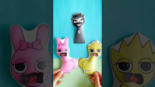 Incredibox Sprunki Cosmetics Surgery  Jiggly Big Balloon Pinki amp Owakcx Squishy Paper [upl. by Hagerman]