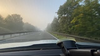 Bluish Yellow  road through germany filmed with iphone 11 sped up with DJI Fly app [upl. by Eelesor657]