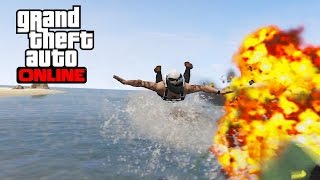 GTA 5  AWESOME STUNT MONTAGE [upl. by Agn]