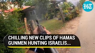 Haunting Footage Of Hamas Gunmen Entering Homes amp Killing Israeli Civilians Surfaces  Watch [upl. by Aitetel401]