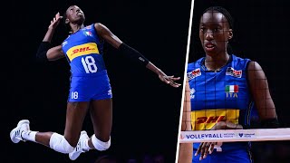 EGONU NEW RECORD 116 KMH All Points in Brasil  Italy  Volleyball Nations League 2024 [upl. by Aeneus]