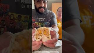 Maybe I should finish cooking it next time 🤣 couple comedy foodie walmart breakfast burrito [upl. by Gamaliel]