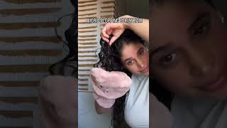 Plopping Tips bouncecurl volume hair haircare stylingtips [upl. by Einwahs]