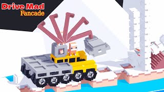 Drive Mad Fancade Gameplay Walkthrough  Mad Driving game [upl. by Yelrahc138]