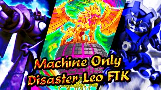 Yugioh 1 card FTK Number C88 Gimmick Puppet Disaster Leo Using Machines Only ft Ancient Gear [upl. by Evangeline]