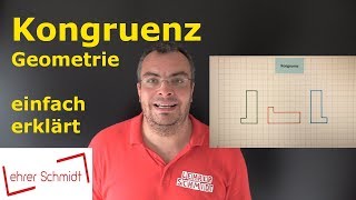 Kongruenz Ähnlichkeit  einfach erklärt  Geometrie  Mathematik  Lehrerschmidt [upl. by Niloc]