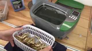 RCBS Ultrasonic Cleaner Cleaning 308 Brass [upl. by Norted]