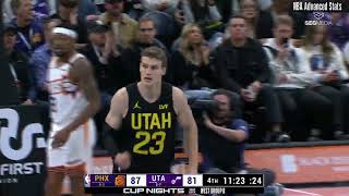 Lauri Markkanen vs Suns  Every Point  20241112 [upl. by Bevon]