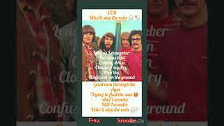 Creedence Clearwater revival wholl stop the rainslow rock80s 90s 70sshortsshortsfeedytshorts [upl. by Forbes]