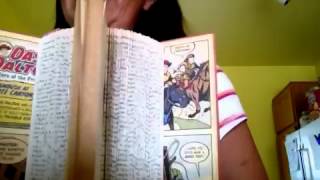 How To Easy Altered Book Art Page Folding [upl. by Neelehtak199]