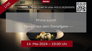 Miele kocht  Spargel aus dem Dampfgarer [upl. by Gahl]