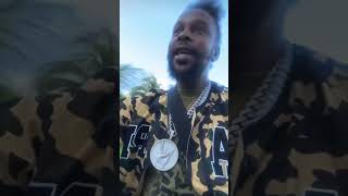 Popcaan Riding Bicycle viralvideo popcaan [upl. by Shu217]