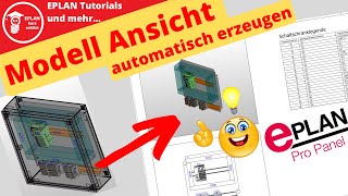 💡Modell Ansicht automatisch erzeugen🚀 So geht´s mit EPLAN ProPanel [upl. by Carhart]