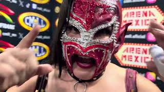 EN CALIENTE ZEUXIS NUEVA CAMPEONA MUNDIAL FEMENIL DEL CMLL [upl. by Modern626]