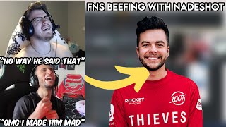 Sen Zellsis Reacts To FNS Roasting 100T Nadeshot On Stream [upl. by Melita]