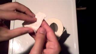 How to make cheap disposable makeshift DoItYourself DIY ear plugs to block out minor noises [upl. by Ahseyi]