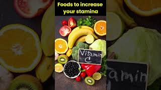 Foods to increase your stamina  how to improve stamina  Food for stamina  letstute [upl. by Neslund]