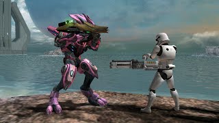 Halo Reach Elites VS Stormtroopers [upl. by Vento576]