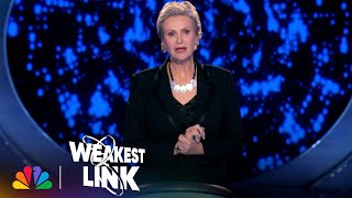 Host Jane Lynch Asks Questions from Adele to Apples  Weakest Link  NBC [upl. by Einon]