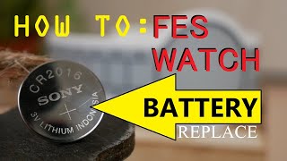 Sony Fes E INK Watch Battery Replacement [upl. by Ainek187]