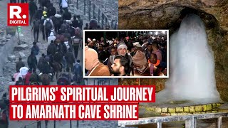 Amarnath Yatra Chants amp Hymns Echo As 52day Pilgrimage Begins  Jammu amp Kashmir  Details [upl. by Demahom977]