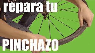 ARREGLAR un PINCHAZO 📌 Bicicleta de carretera  Curso MecaBICI 1 [upl. by Azer]