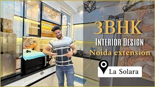 Small budget big makeover  3BHK Interior Design Noida Extension  homedecor [upl. by Beal]