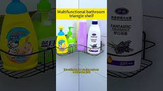 Multifunctional bathroom triangle shelfmultifunctional bathroom triangle lifetips [upl. by Euqirat]