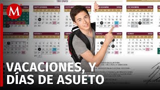 SEP anuncia calendario escolar 20242025 con 190 días hábiles [upl. by Fesoj]