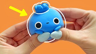 blueberry squishy WITHOUT FOAM ✨ 2024 NEW SQUISHY TUTORIAL [upl. by Aidyn]