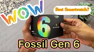 Fossil Gen 6 smartwatch review Best Smartwatch below 10k [upl. by Ylrebmit747]