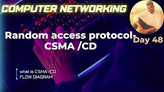 Random access protocol CSMA CD  Collision Detection  Computer Network [upl. by Zysk]