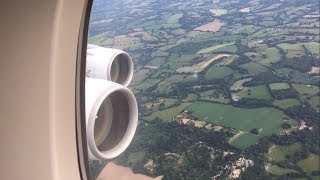 EMIRATES A380 LANDING AT LONDON GATWICK AIRPORT JUNE 2018 [upl. by Josy]