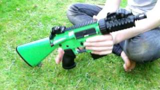 JG M4 CQB STUBBY KILLER AIRSOFT AEG TWO TONE REVIEW [upl. by Larrisa121]