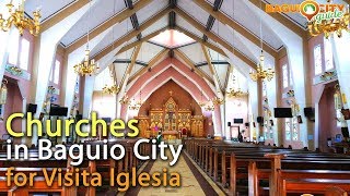 VISITA IGLESIA Churches in Baguio City You Can Visit for the Holy Week  Baguio City Vlog [upl. by Mcneely]