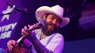 Rapperturnedcountry artist Post Malone credits daughter for saving his life [upl. by Kimura]