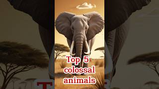 Top 5 colossal animals [upl. by Marleah]