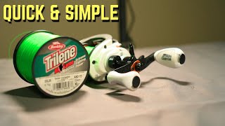 Ultimate Guide How To Spool Up A Baitcaster [upl. by Nho]