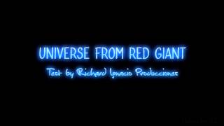 Universe from Red Giant TEST Glitch amp Holomatrix EZ  Adobe After Effects CS6 [upl. by Whitehurst]