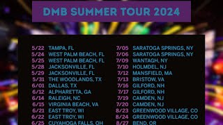 Dave Matthews Band 2024 Summer Tour Dates Announced [upl. by Hovey]