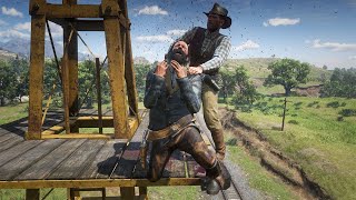 Red Dead Redemption 2  Torturing and Brutally Killing NPCs 66 Euphoria Ragdolls [upl. by Dnilasor]