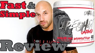 Untamed Labs ApeSht Pre Workout Supplement Review [upl. by Noremac]