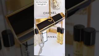 Chanel holiday fragrance sets 2024  CHANEL N°5 Refillable Purse Spray Set chanelholiday2024 [upl. by Ace]