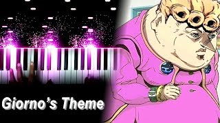 quotGiornos Themequot  quotil vento doroquot  JoJos Bizarre Adventure Golden Wind OST Piano [upl. by Server248]