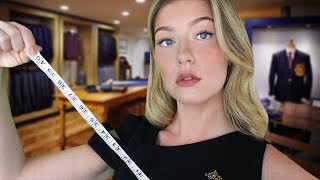 ASMR Margot The Poshest Rudest English Suit Tailor [upl. by Murdock]