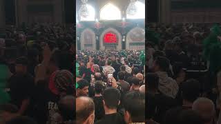 After Israel attack on Iran Iraqi peoples at shrine Imam Hussain saying Labaik ya Hussain shorts [upl. by Clari]