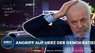 BRASILIEN Alarm in Brasilia Explosionen erschüttern Regierungsviertel vor Gerichtshof – ein Toter [upl. by Corby]