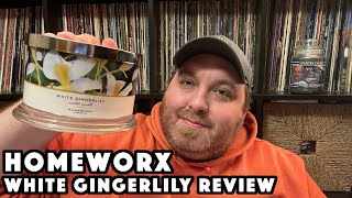 NEW Homeworx by Slatkin amp Co White Gingerlily Review  Spring 2022 [upl. by Okajima999]