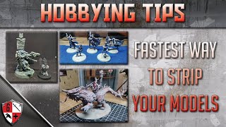 Fastest way to Strip Warhammer MiniaturesModels [upl. by Suryt]