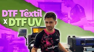 DTF UV x DTF TEXTIL  QUAL A DIFERENÇA [upl. by Nner]